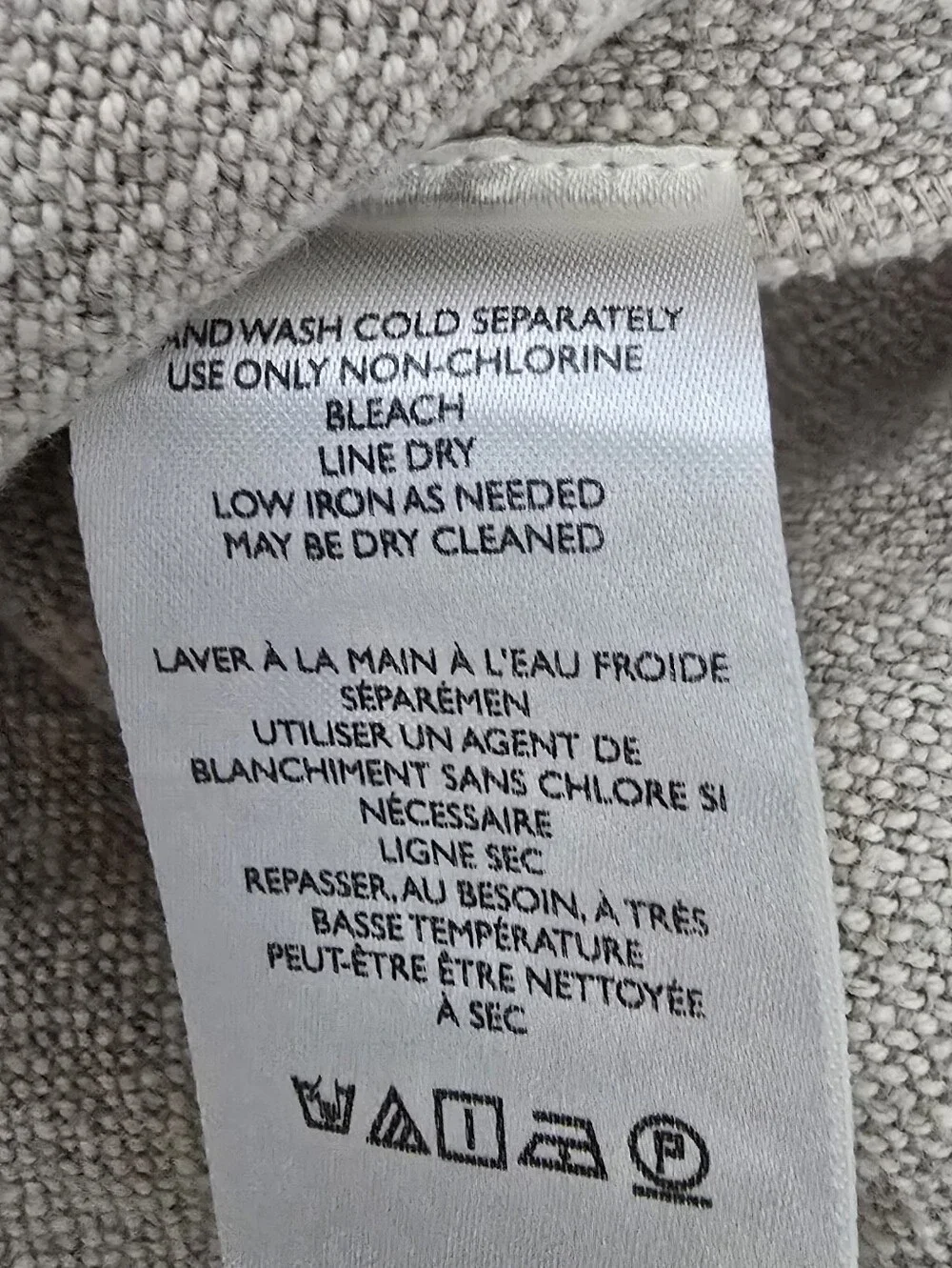 FREE PEOPLE River Canyon Linen Blend Mini Skirt Natural Blogger Fave S NWOT RARE